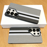 Striped Magnetic Phone Case For Samsung