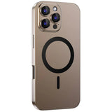 Metal Frame Magnetic Phone Case For iPhone