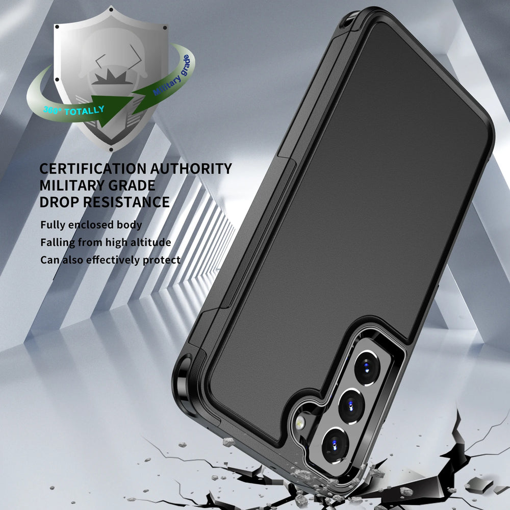 Hard Strong Plain Fall Protection Case For Samsung