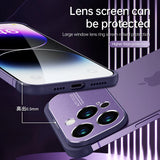 Large Window Lens Protector Corner Pad Case For iPhone