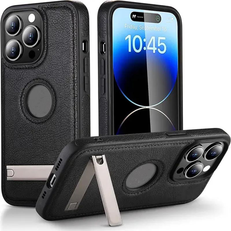 Leather Kickstand Phone Cases For IPhone