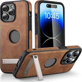 Leather Kickstand Phone Cases For IPhone