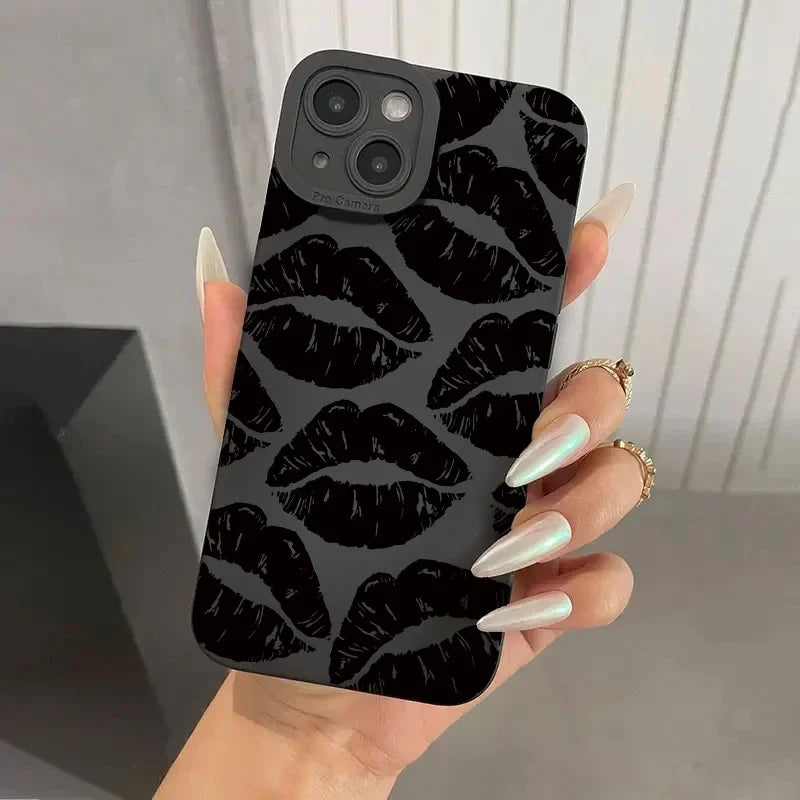 Lip Printed Phone Case For IPhone