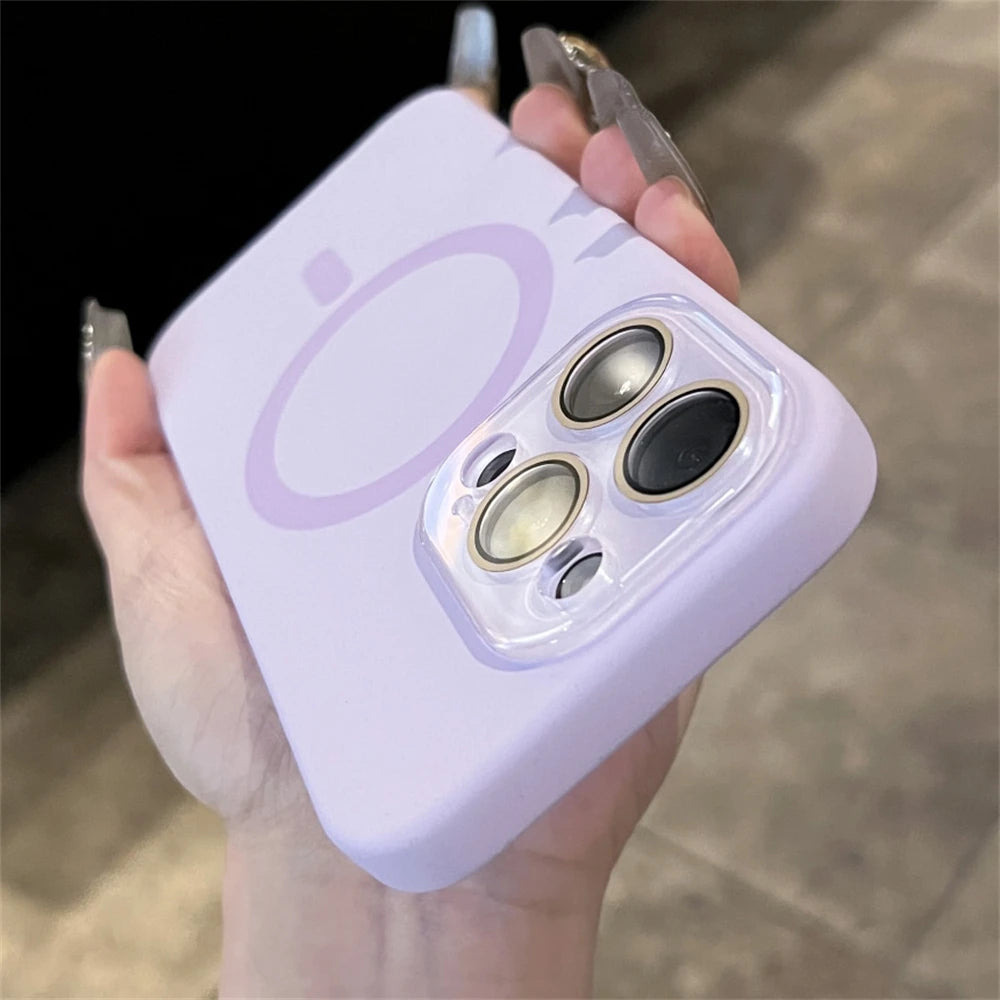 Liquid Silicone Magnetic Case For iPhone