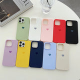 Lovely Love Candy Color Silicone Soft Case For iPhone