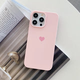 Lovely Love Candy Color Silicone Soft Case For iPhone