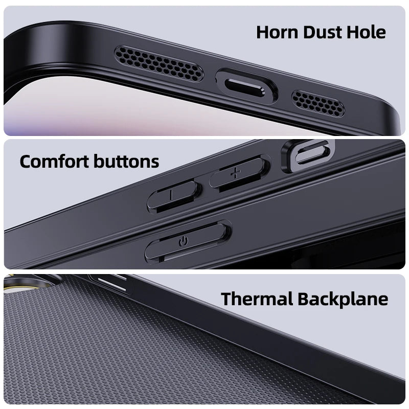 Luxury Magnetic Leather Phone Case For iPhone