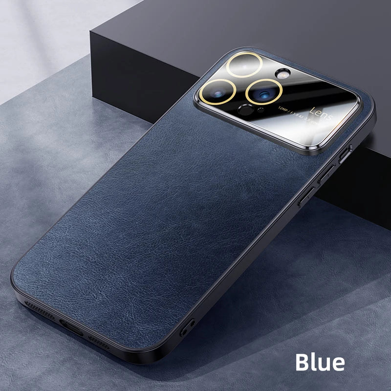 Luxury Magnetic Leather Phone Case For iPhone