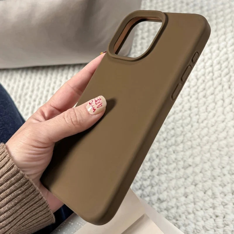 Luxury Natural Titanium Phone Case for iPhone