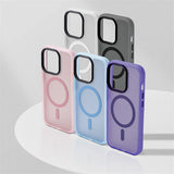 Wireless Charging Matte Magnetic Shockproof Case For iPhone