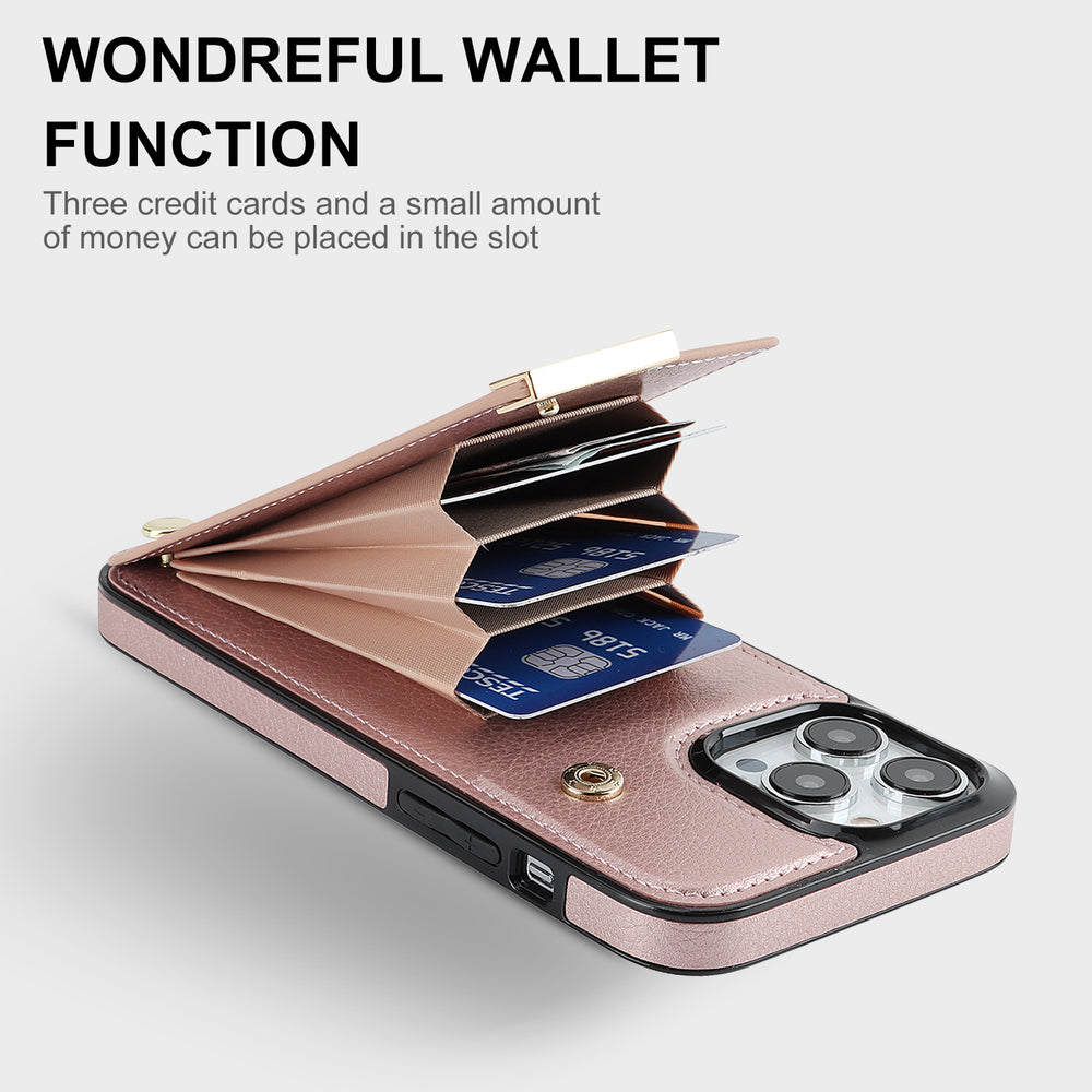 Fashion Leather Wallet Phone Case For IPhone