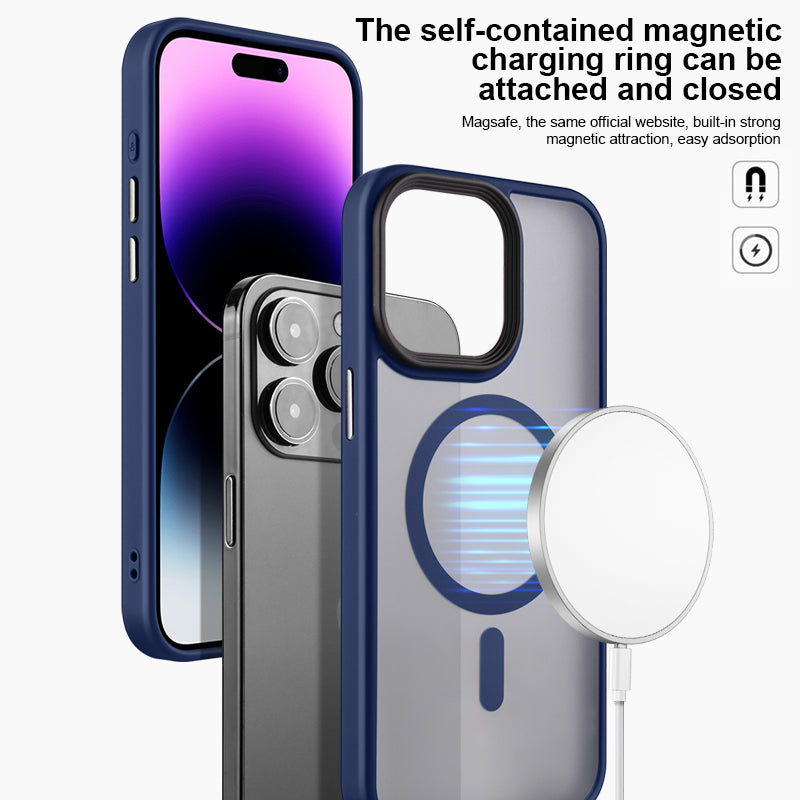 Custodia magnetica di ricarica per iPhone 