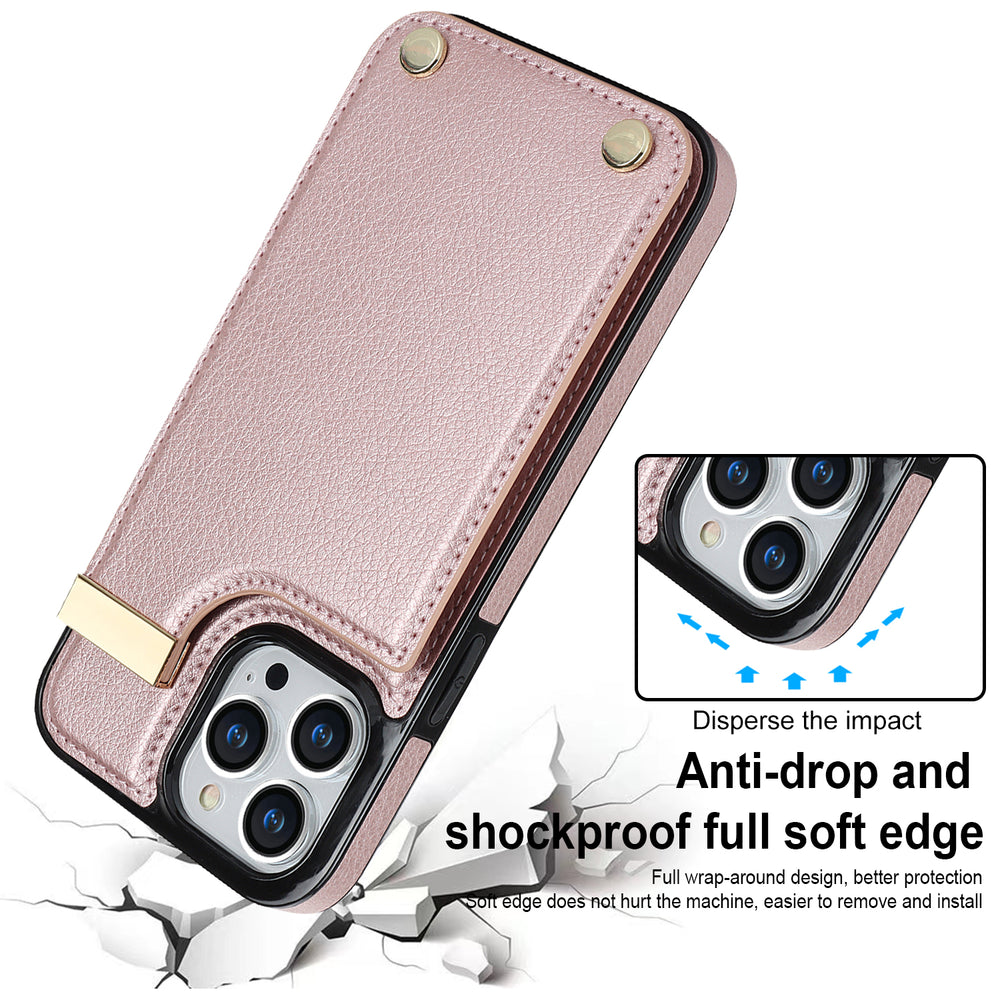 Fashion Leather Wallet Phone Case For IPhone