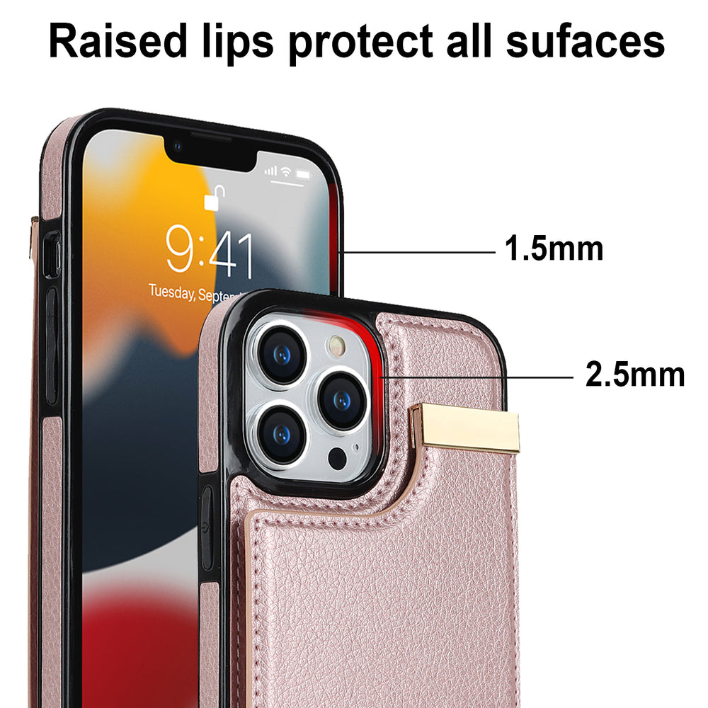 Fashion Leather Wallet Phone Case For IPhone