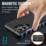 Magnetic Flip Card Bag Leather Case For Samsung