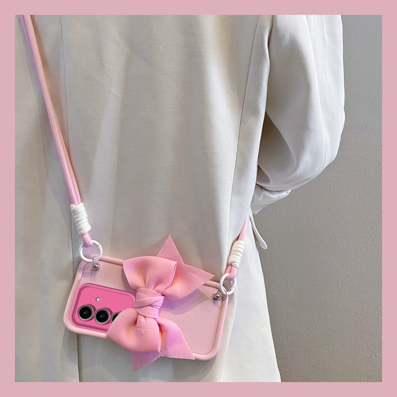 Pink Bow Phone Case For Samsung