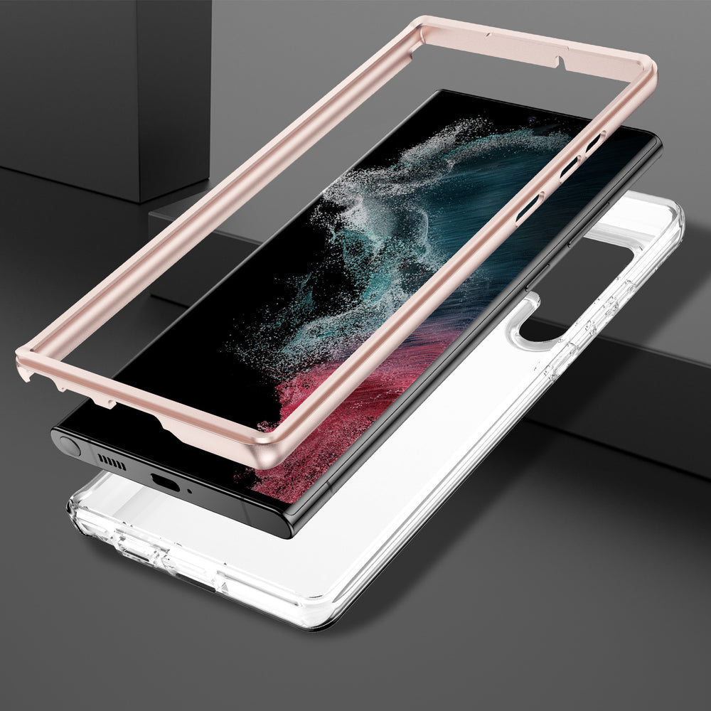 Electroplated Pink Marble Case for Samsung