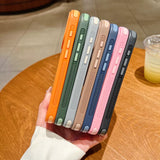 Frosted Transparent Magnetic Phone Case For iPhone