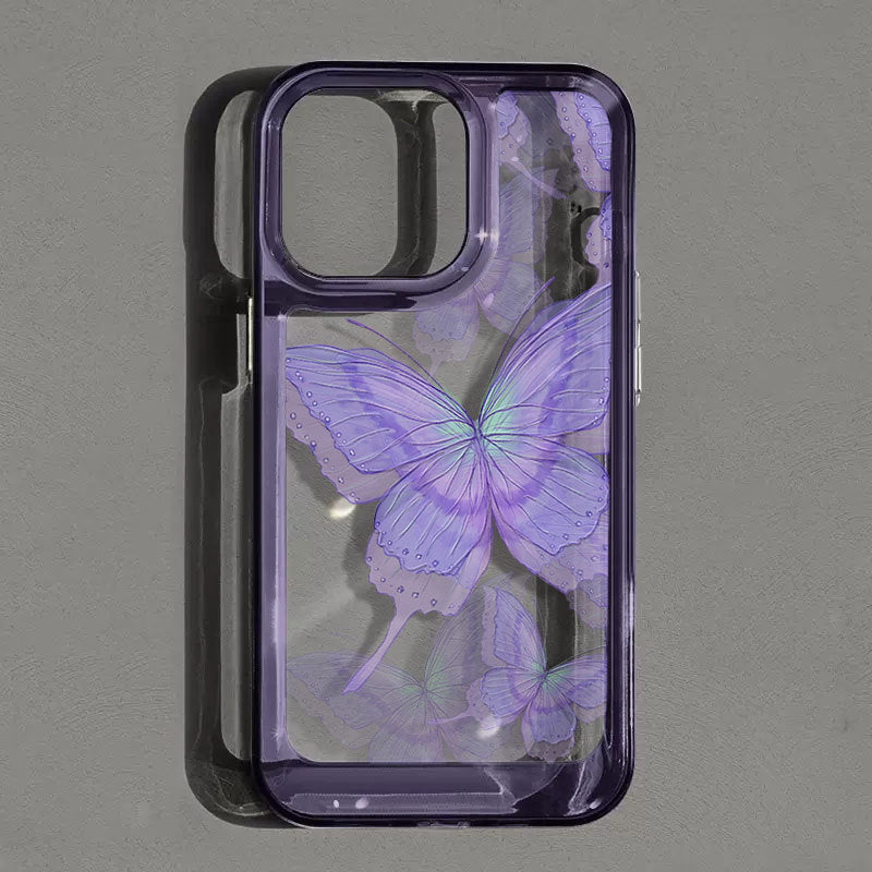 Gold Foil Butterfly Phone Case for IPhone