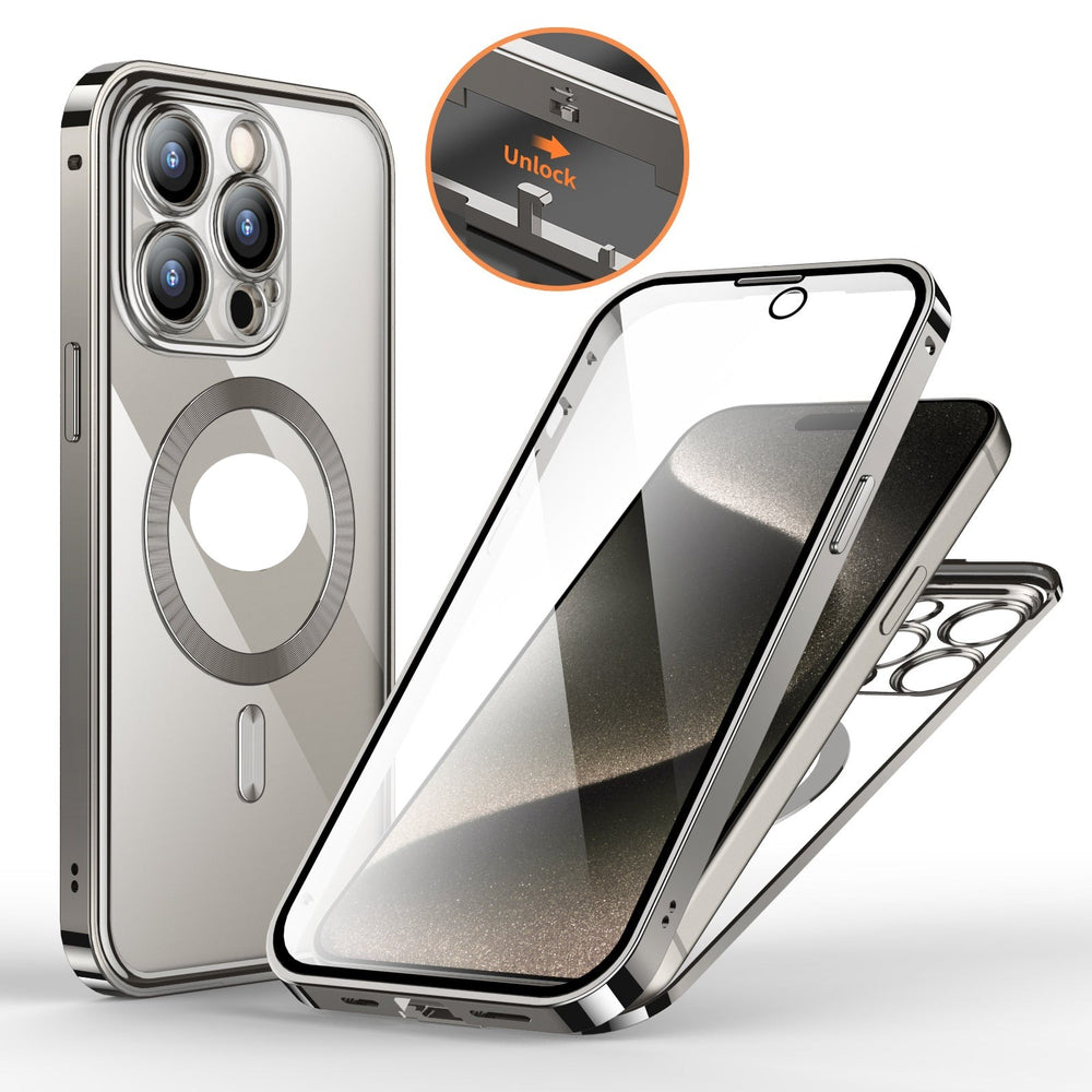 Metal Snap Buckle Magnetic Case for IPhone