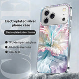 Electroplated Flower Phone Case For iPhone