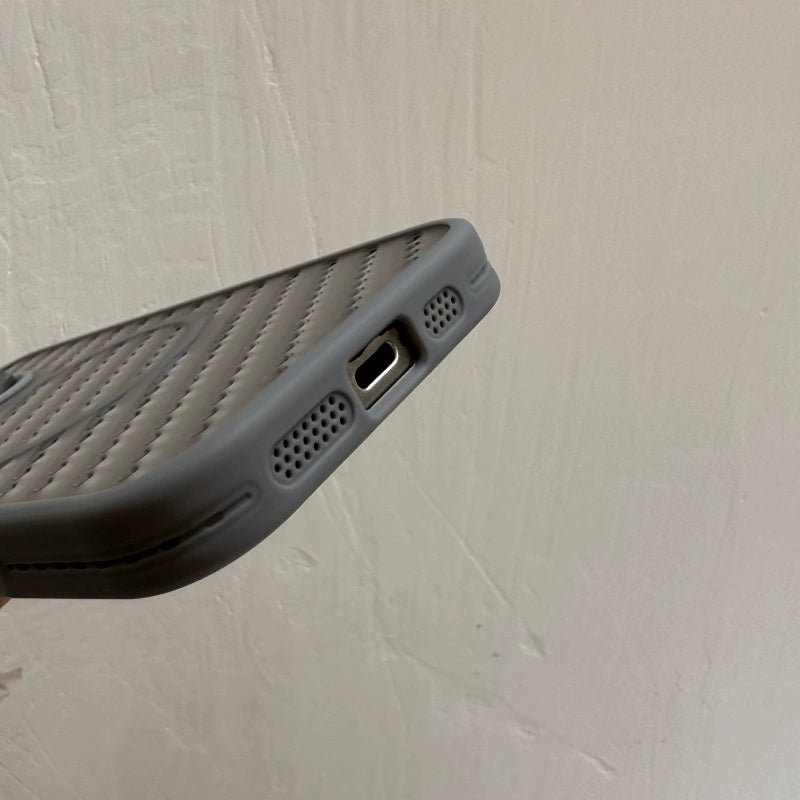 Lens Bracket Magnetic Phone Case For iPhone