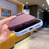 Silicone Twill Phone Case For iPhone