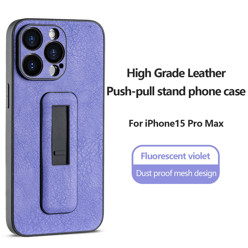 Invisible Push-pull Bracket Mobile Phone Case For iPhone