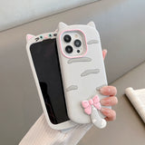 3D Cat Phone Case For iPhone