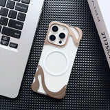 Magnetic Transparent Borderless Phone Case For iPhone