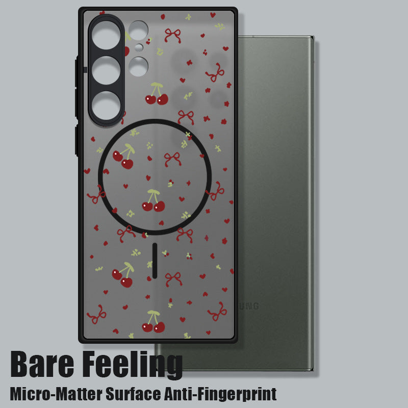 Cherry Magnetic Phone Case For Samsung