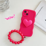 3D Love Ball Chain Case for IPhone