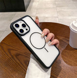 Ultra-thin Skin-feel Magnetic Soft Phone Case For iPhone