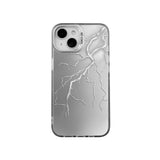 White Lightning Simple Phone Case For iPhone