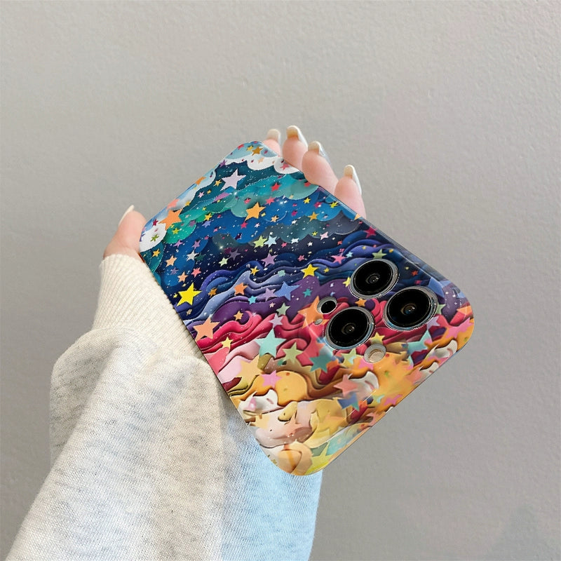 Star Anti-fall Phone Case For iPhone