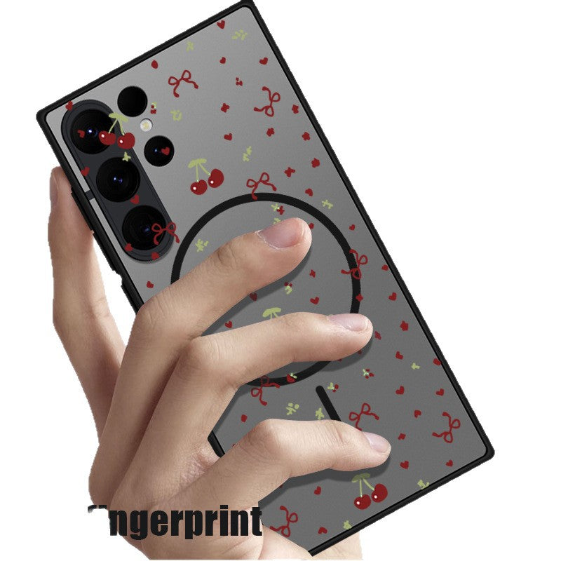 Cherry Magnetic Phone Case For Samsung