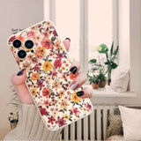 Small Floral Anti-fall Mobile Phone Case For iPhone
