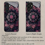 Patterned Glass Phone Case For Samsung
