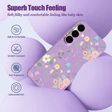 Liquid Flower Magnetic Drop-Proof Phone Case For Samsung