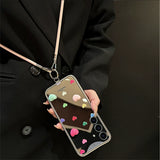 Colorful Love Mirror Soft Phone Case For Samsung