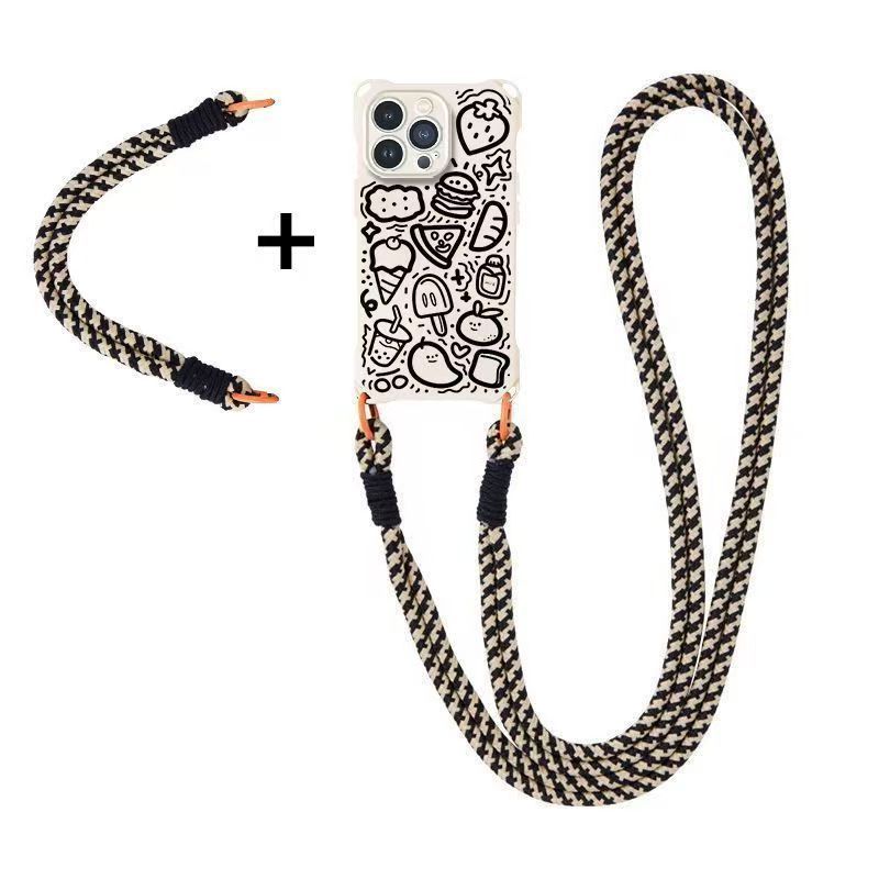 Line diagonal mobile phone case For iPhone