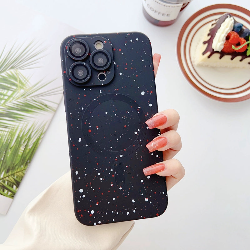 Starry Sky Ink Magnetic Phone Case For iPhone