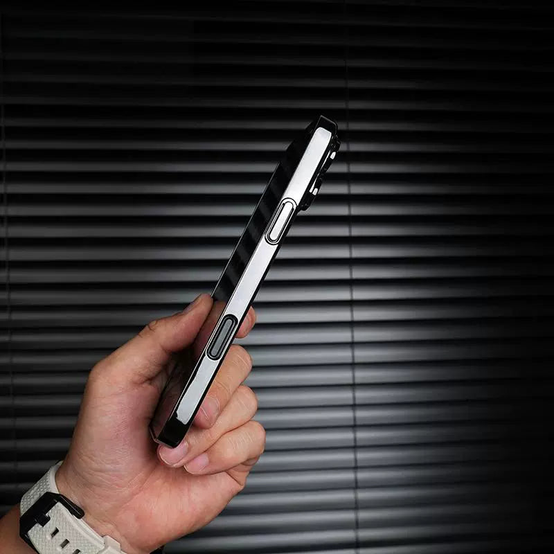 Metallic Paint Magnetic Phone Case For iPhone