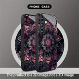 Patterned Glass Phone Case For Samsung