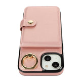 Ring Card Holder Wallet Phone Case For iPhone