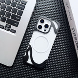 Magnetic Transparent Borderless Phone Case For iPhone