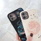 Dragon Pattern Soft Shell Phone Case For iPhone