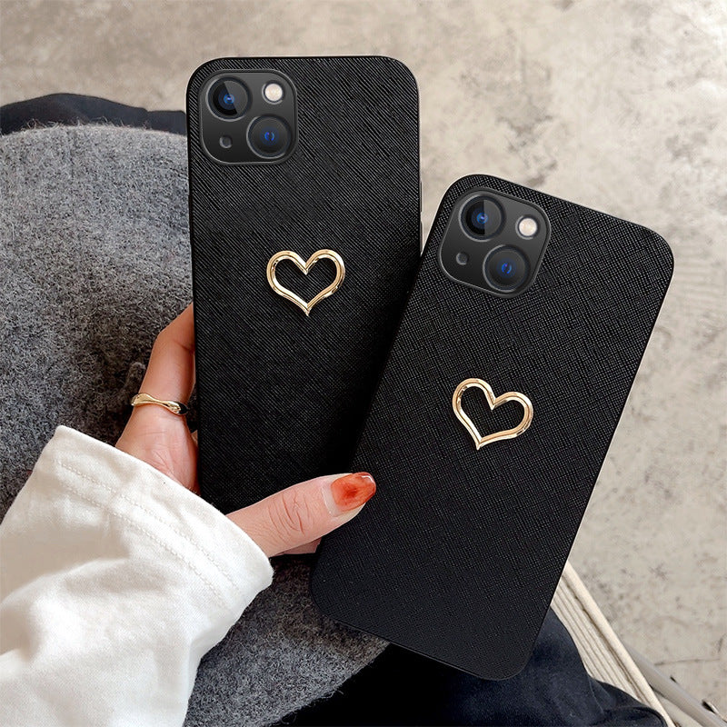 Simple Love Leather Case for IPhone