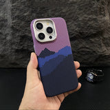 New magnetic textured phone case for iPhone