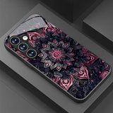 Patterned Glass Phone Case For Samsung